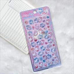 Relief animal 3D crystal stickers, DIY crafts, PVC cartoon animal stickers, decorative phone stickers