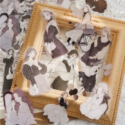 30pcs/1lot Kawaii Stationery Stickers White Lover Diary Decorative Mobile Stickers Scrapbooking DIY Craft Stickers