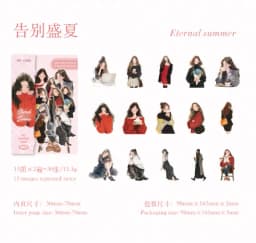 30pcs/1lot Kawaii Stationery Stickers White Lover Diary Decorative Mobile Stickers Scrapbooking DIY Craft Stickers