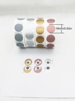 1000Pcs Scratch Off Sticker 16*16mm Silver Rose Color Blank For Secret Code Cover Home Game Wedding Scratch Off Sticker