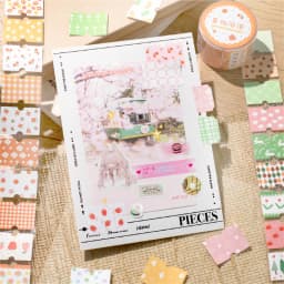 Journal GO 3x200cm Floral Tape Stickers Collage Junk Journal DIY Scrapbooking Planner Decor Photo Album Aesthetics Craft Tape