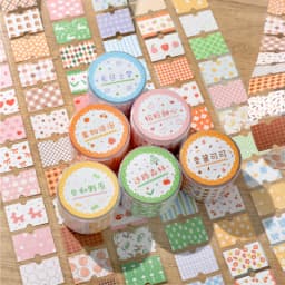 Journal GO 3x200cm Floral Tape Stickers Collage Junk Journal DIY Scrapbooking Planner Decor Photo Album Aesthetics Craft Tape