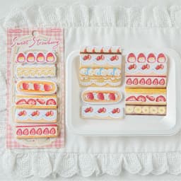 180pcs Dingding Cake Shop Series Kawaii Cake Appearance Message Sticker Index Creative Student Stationery Scrapbook Sticker