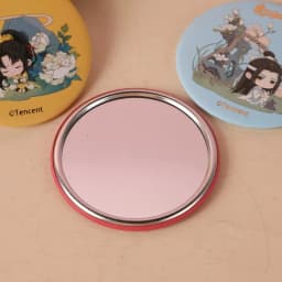 Grandmaster of Demonic Cultivation Anime Mini Mirror Mo Dao Zu Shi Cartoon Figure Portable Makeup Mirror Fans Gift