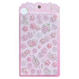 Korean Import Original NEKONI Sakura Cherry Blossom Pink 3D Relief Stickers Scrapbooking Diy Journal Cute Stationery Sticker