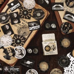 45pcs Vintage Stickers Set for Scrapbooking Adhesive Planner Labels Diary Journal Photo Album Decorative Stationery Supplies