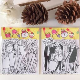 32PCS Black And White Simple Girl Ins Stickers Crafts And Scrapbooking Stickers Book Student Label Decorative Sticker Kids Toys