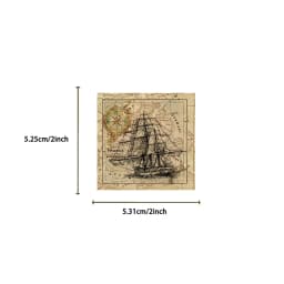 10/30/50PCS Vintage Planet Map PVC Sticker Aesthetic Korean Stationery DIY Decoration Scrapbooking School Supplies
