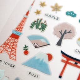 Korean Import Suatelier Daily Travel in Tokyo Stickers Scrapbooking Diy Journal Stationery Sticker Deco School Supplies Gift