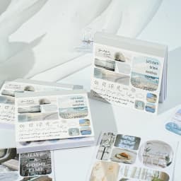 40pcs Ins Style Sticker Book - Tourism Landscape Theme Korean Stationery，Creative Scrapbooking Stickers，Junk Journal supplies