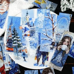 20pcs/lot Kawaii Stationery Stickers City of Splendor Diary Planner Decorative Mobile Stickers Scrapbooking DIY Craft Stickers