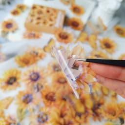 60 pcs/Box Gorgeous Flower PET Stickers Hand account DIY Scrapbooking Collage Decor Junk Journal Supplies Sticker Stationery