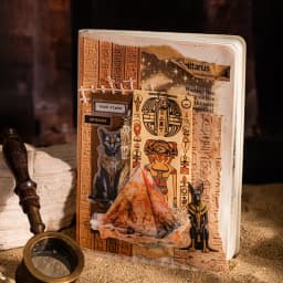 Journal GO 4x200cm Egyptian Adventure Washi Tape DIY Scrapbook Creative Egypt Collage Junk Journal Phote Frame Masking Tape