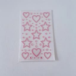 3D Star Heart Acrylic Crystal Stickers Kids DIY Decoration Self Adhesive Jewel Crafts Sparkly Rhinestone Stickers Girls Gifts