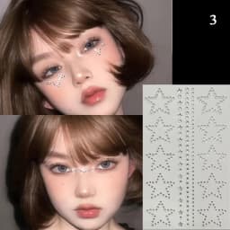 3D Star Heart Acrylic Crystal Stickers Kids DIY Decoration Self Adhesive Jewel Crafts Sparkly Rhinestone Stickers Girls Gifts