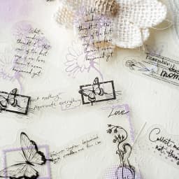 Etori Life Poem Ink Mark Series 30Pcs Vintage Watercolor Collage Pet Stickers Floral Lace Old Newspaper Clock Journal Decoration Materials for Laptops, Phone Stickers, Suitcases, Office Decoration Accessories, DIY Crafts, Pencil Cases, Handmade Scrapbooking Supplies, Student Gift Paper Bags, Children's Stickers, Gifts for Friends