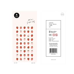 Korean Import Original Suatelier New Strawberry Cute Stickers Mini Scrapbooking Diy Journal Decor Stationery Sticker 130