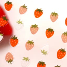 Korean Import Original Suatelier New Strawberry Cute Stickers Mini Scrapbooking Diy Journal Decor Stationery Sticker 130