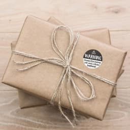 500Pcs/roll Black White Adorable Warning Sticker Labels Extreme Happiness Labels for Business Gift Wrapping Decoration