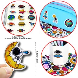 50-300pcs Space Planet Astronaut Stickers Cartoon Cute Decals Stationery Guitar Phone Bicycle Laptop Luggage Car Graffiti