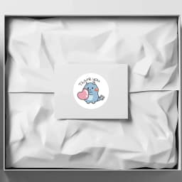 50/100/500pcs 1 Inch Thank You Stickers Cartoon Dinosaur Labels for Packaging Baking Labels Gifts Seal Decor Children's Stickers