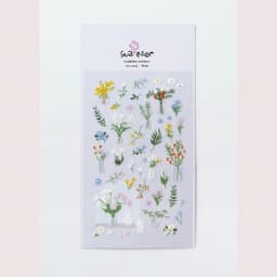 Korean Import Brand Suatelier Bouquet PVC Stickers Scrapbooking Diy Journaling Diary Stationery Sticker Aesthetic Cute Gift