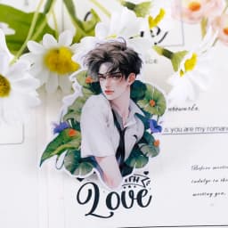 16pcs Floral Youth Cartoon Waterproof Decorative Boy Stickers for Planner Journal Notebook Ins DIY Waterproof