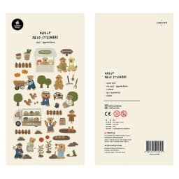 Korean Import Suatelier Kawaii Bear Home Farm Life Paper Stickers Scrapbooking Diy Journal Stationery Sticker Deco School Supply