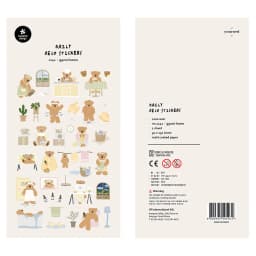 Korean Import Suatelier Kawaii Bear Home Farm Life Paper Stickers Scrapbooking Diy Journal Stationery Sticker Deco School Supply