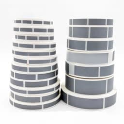 1000pcs silver grey Scratch Off Stickers rectangle Labels sticker DIY handmade for game Password Sticker Hide stickers stationer