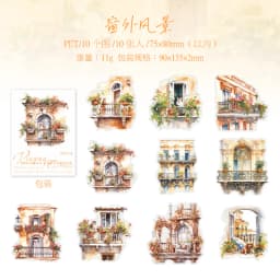 25pcs Kawaii Stationery Stickers Forest House Junk Journal Diary Planner Decorative Mobile Sticker Scrapbooking