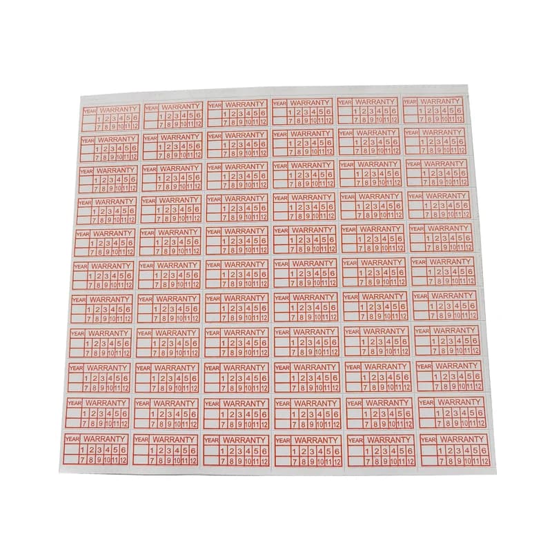 Universal Rectangle 20*10mm 200 PCS/Lot Laptop/Pad Warranty Sticker Destructive Fragile Seal Label