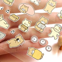 Korean Import Original Suatelier Cat Life Cartoon Paper Stickers Scrapbooking Diy Journal Stationery Sticke Deco Art Supply 1176