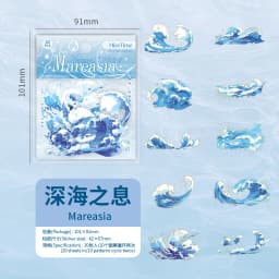 20pcs/1lot kawaii Stationery Sticker natural water environment junk journal Decorative Scrapbooking DIY Craft Sticker
