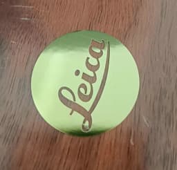 Leica logo Leica sticker Coke logo metal sticker logo logo mobile phone sticker camera sticker decorative metal sticker