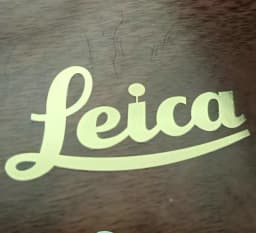 Leica logo Leica sticker Coke logo metal sticker logo logo mobile phone sticker camera sticker decorative metal sticker