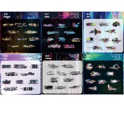 20 Pcs/bag cartoon personality punk electronic malfunction stickers DIY scrapbook decoration diary notebook Korean stationery