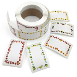 250Pcs Rectangle Canning Labels for Food Containers Jars Kitchen Restaurant Storage Organization, Can Write, 1.2' X 2'