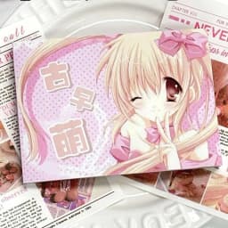 Y2K Cute Anime Girl Decorative Stickers Book Scrapbooking Phone Case DIY Journal Collage Material Sticker Gift