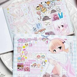 Y2K Cute Anime Girl Decorative Stickers Book Scrapbooking Phone Case DIY Journal Collage Material Sticker Gift