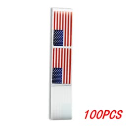 100-250 Pcs American Flag Stickers USA Patriotic Sticker For Notebooks Cards And Scrapbooking Office Stationery Sticker