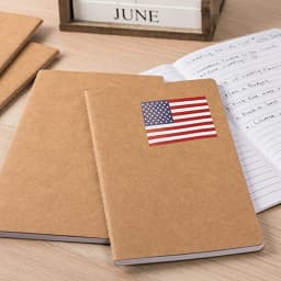 100-250 Pcs American Flag Stickers USA Patriotic Sticker For Notebooks Cards And Scrapbooking Office Stationery Sticker