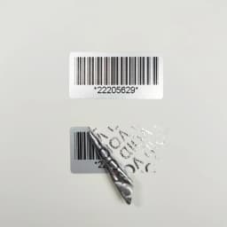 100PCS warranty sticker 30X15mm security seal tamper-proof Tear invalid serial number barcode anti-counterfeiting sticker