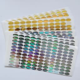 1000PCS 12.5X7MM MADE IN THE USA Sticker Hologram Warranty Type Country of Origin Label Silver Or Gold One Time Use