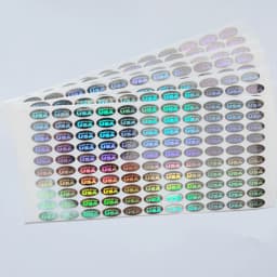 1000PCS 12.5X7MM MADE IN THE USA Sticker Hologram Warranty Type Country of Origin Label Silver Or Gold One Time Use