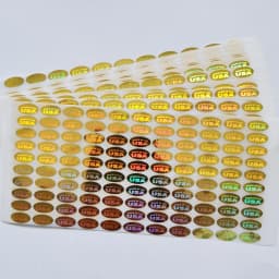 1000PCS 12.5X7MM MADE IN THE USA Sticker Hologram Warranty Type Country of Origin Label Silver Or Gold One Time Use