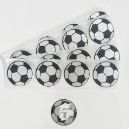 100PCS 25mm "1" Inch Round Football Pattern Scratch Off Stickers For Promotional Games Favors