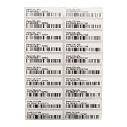 100PCS protection warranty sticker 1.57" x 0.39" (40mm x 10mm) Custom printed serial number barcode two-dimensional code