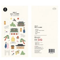 Korean Import Suatelier European Travel City Seoul Stickers Scrapbooking Diy Journal Dairy Cute Decor Stationery Sticker