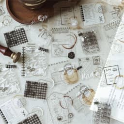 20pcs/lot kawaii Stationery Sticker Hazy traces junk journal Decorative Scrapbooking DIY Craft Sticker